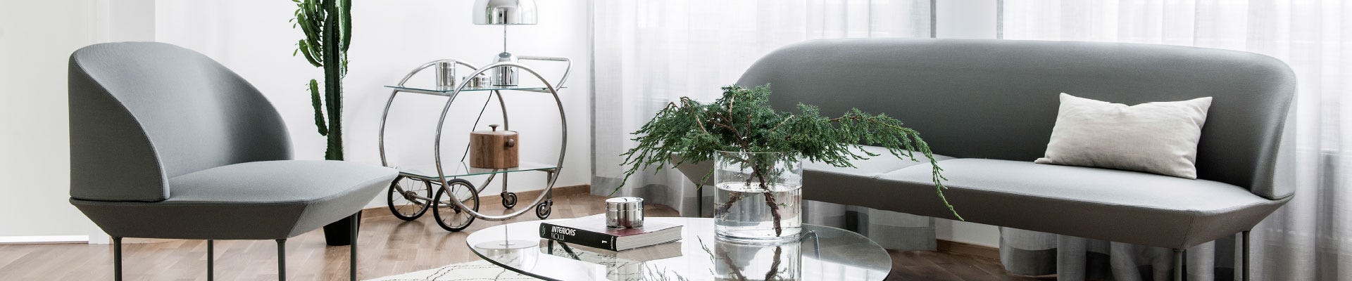 Uuden kodin sisustusmateriaalit.