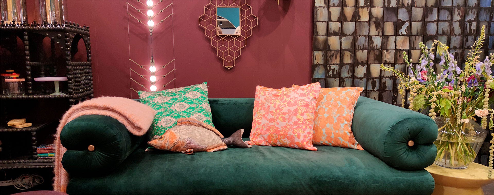 Sisustustrendit 2023 - Mielikuvituksen aika nosti esiin mielikuvituksen voiman ja sen, mitä kaikkea ympäröivä maailma, asuminen ja eläminen voisivat tulevaisuudessa olla ja edustaa.