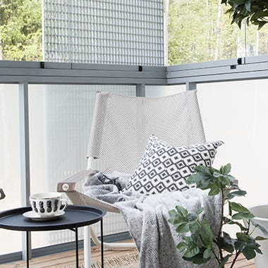 Syyskasvit parvekkeelle Espoon Ampeeri.