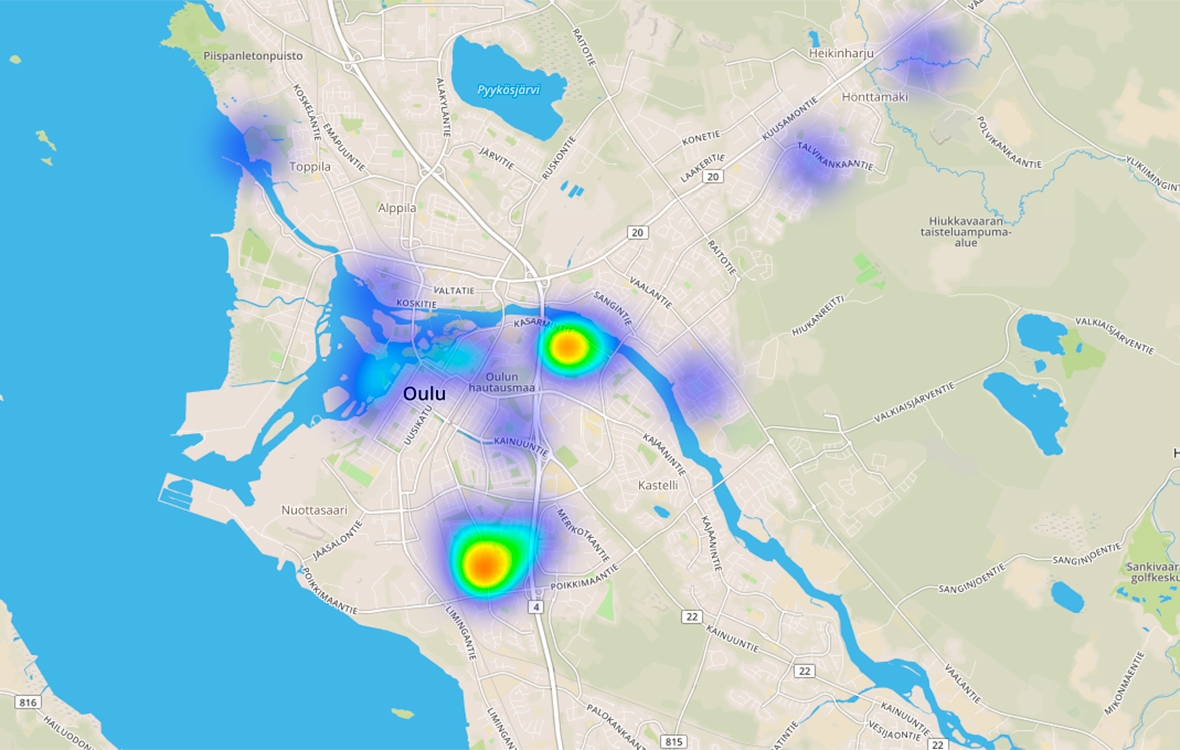 Oulu siteassets/yleiset/inspiraatio/vinkkeja-asumiseen/onnen-paikat/oulu_heatmap.jpg