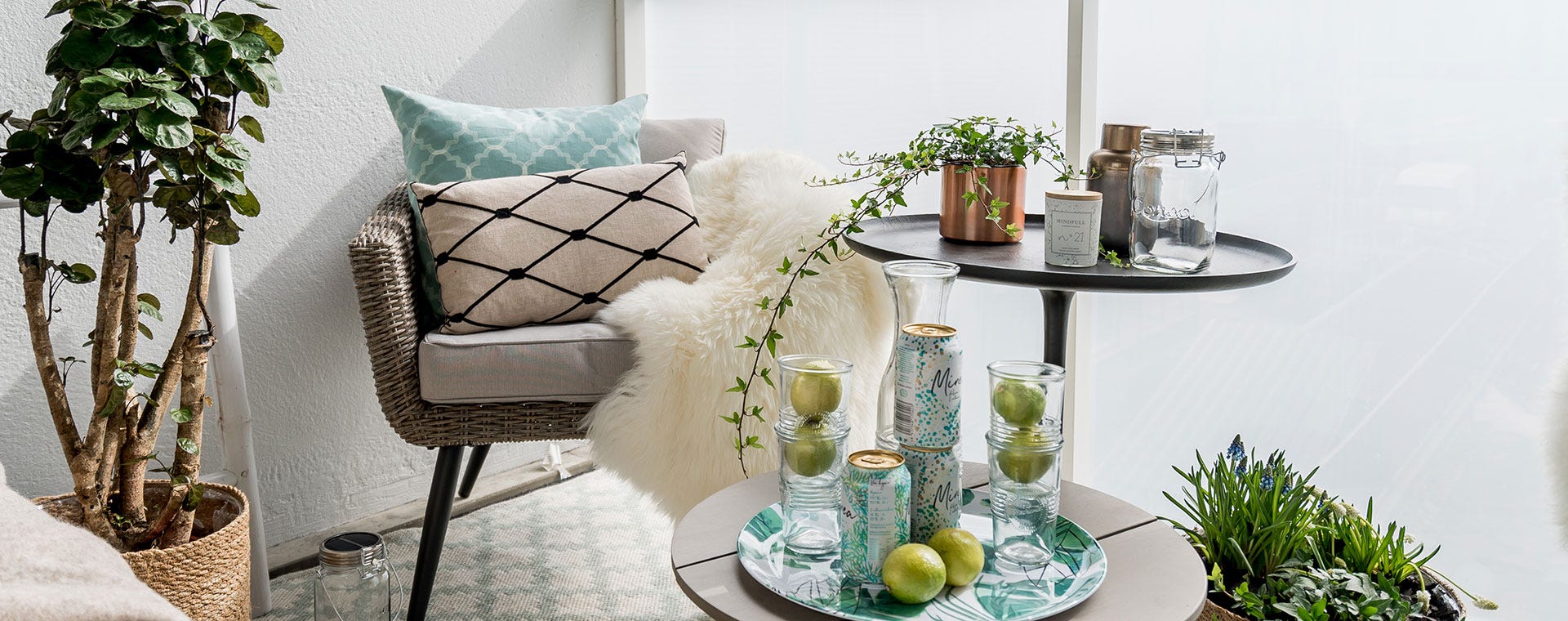 Uusi asunto tuntuu neliöitään isommalta, kun sen täydentää ihana, oma parveke.