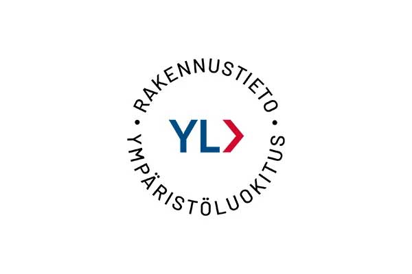 Rakennustiedon ympäristöluokitus Rakennustieto - Ympäristöluokitus- logo.