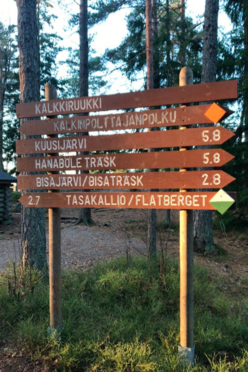 Sipoonkorpi - Sipoonkorven kansallispuiston opastetaulu